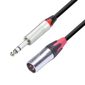 Stereo Jack to XLR Male Cable - 2.5 m